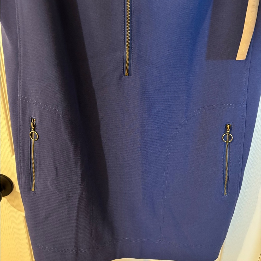 RACHEL Rachel Roy Blue Midi Dress 2X - Picture 5 of 10